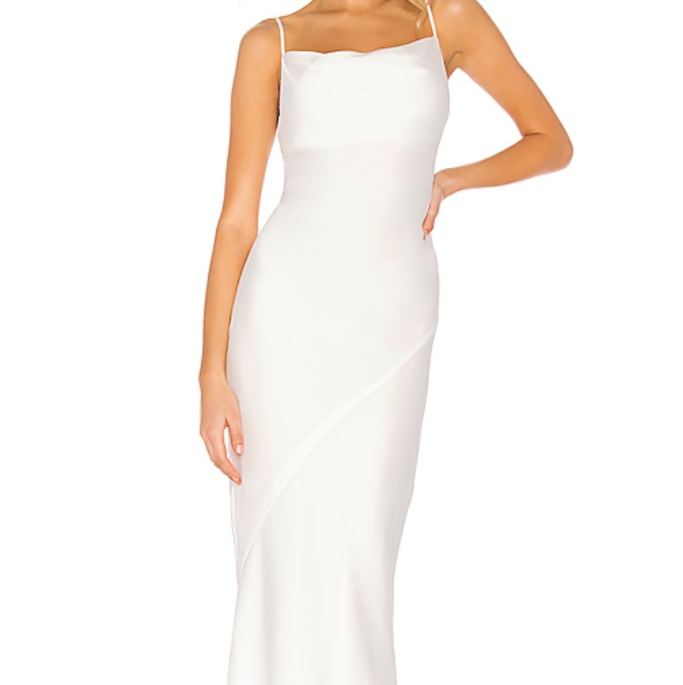 Shona Joy Satin Slip Dress